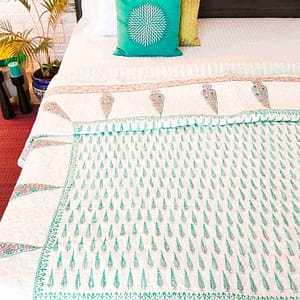 Green Cypress Tree Quilt