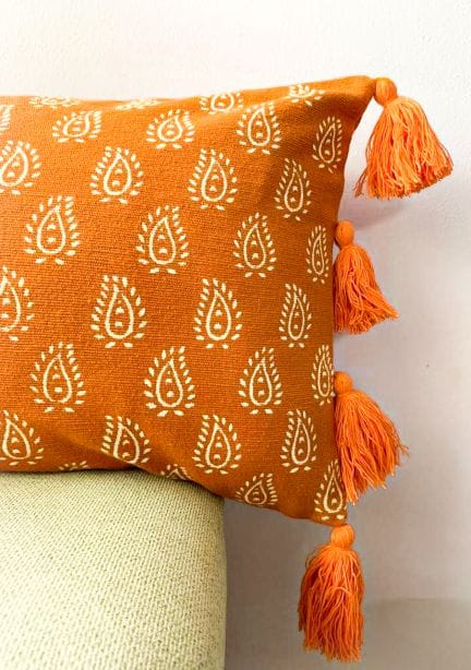 brown lumbar cushion cover