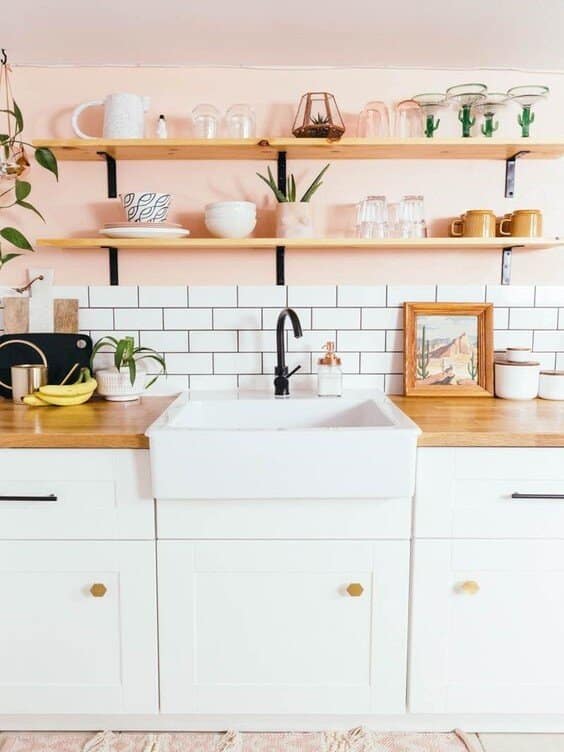 peach fuzz pantone 13-1023 kitchen decor2 2024