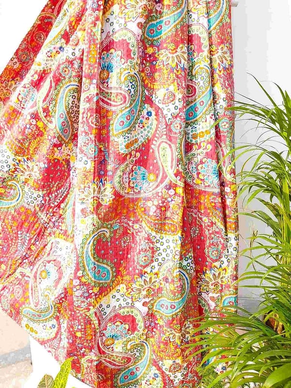 kantha bedspread